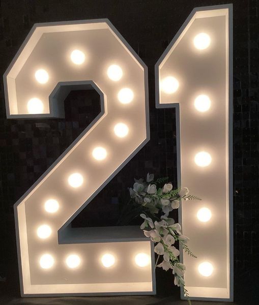 RENTAL Light Up Numbers