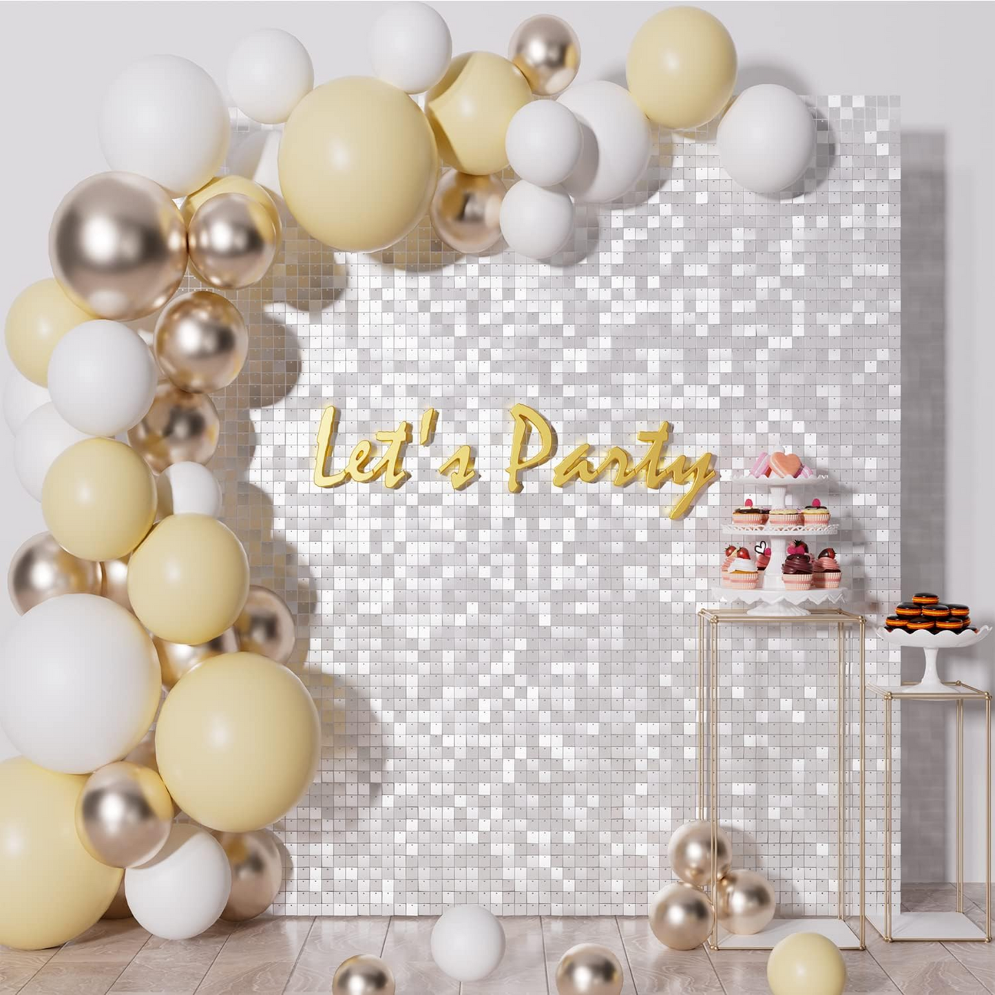 Local Rental Photo Backdrop Elegant Walls - 24Panels Only