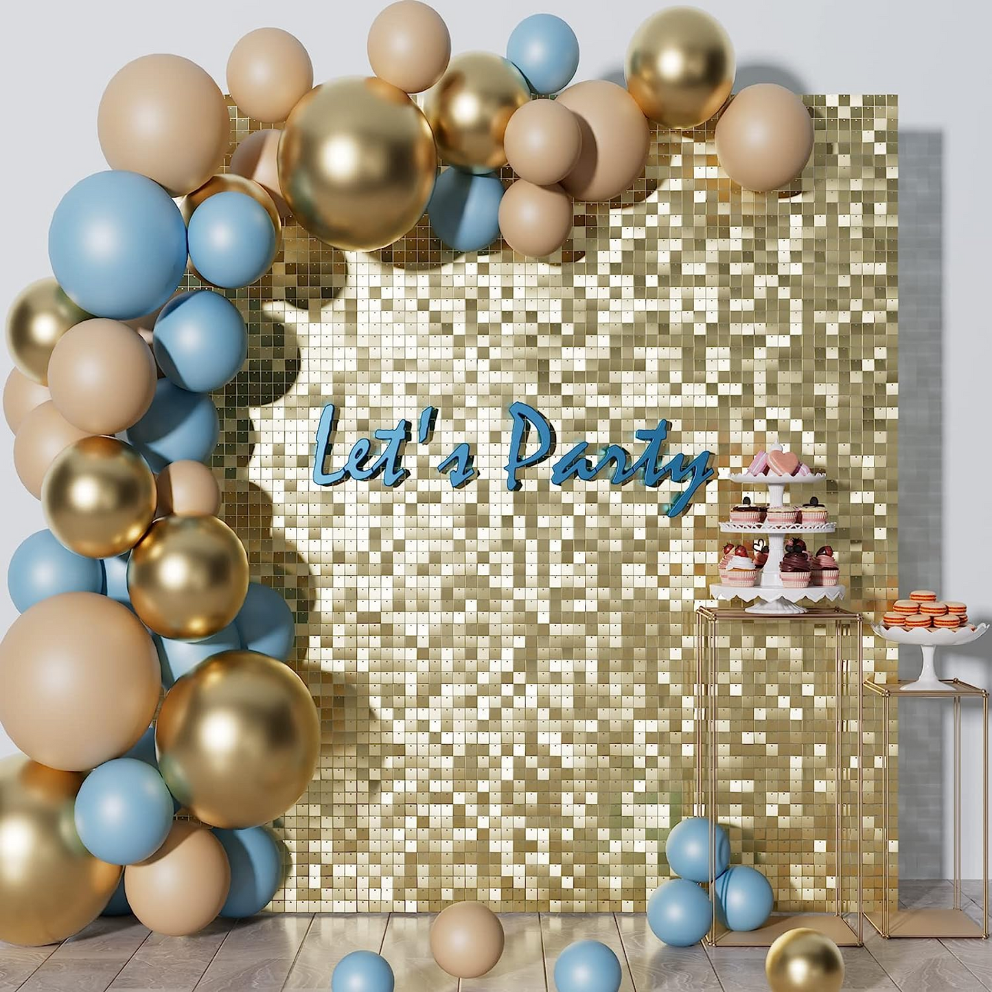 Local Rental Photo Backdrop Elegant Walls - 24Panels Only