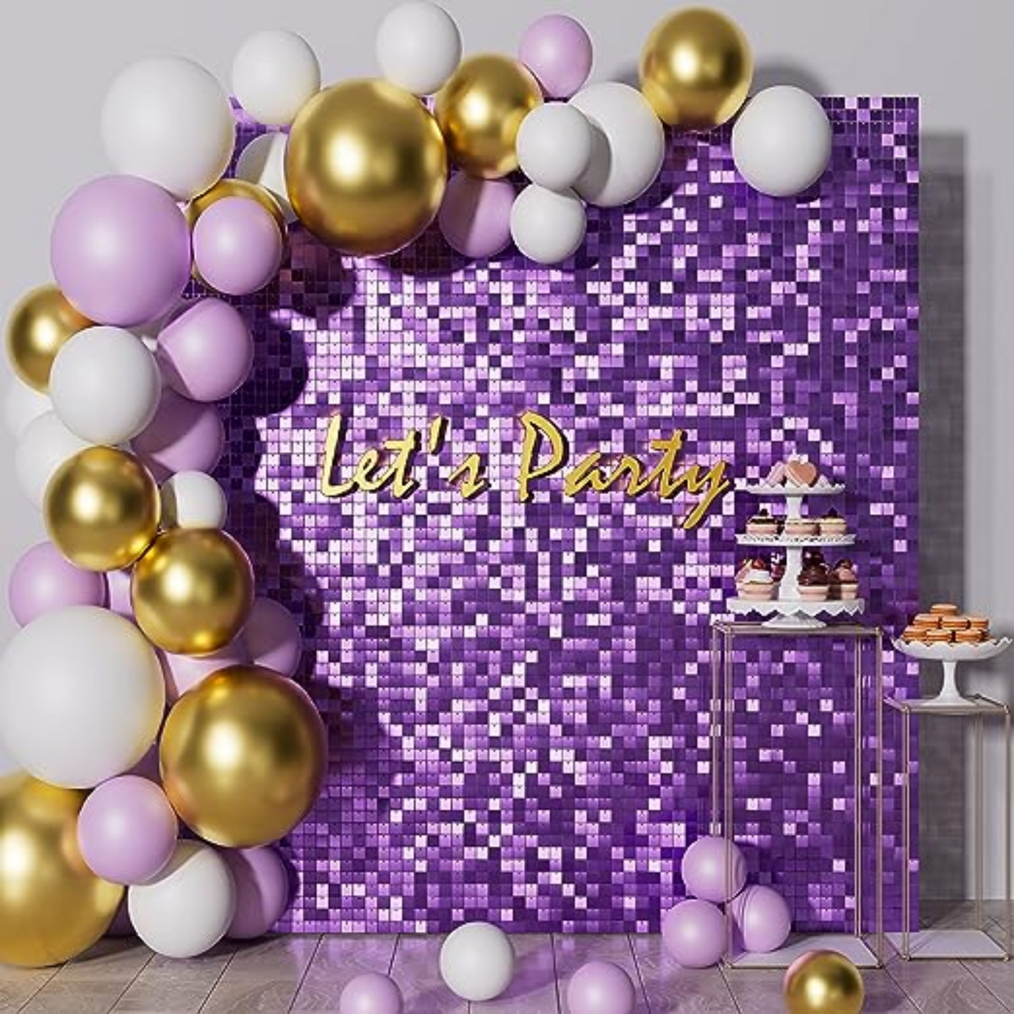 Local Rental Photo Backdrop Elegant Walls - 24Panels Only