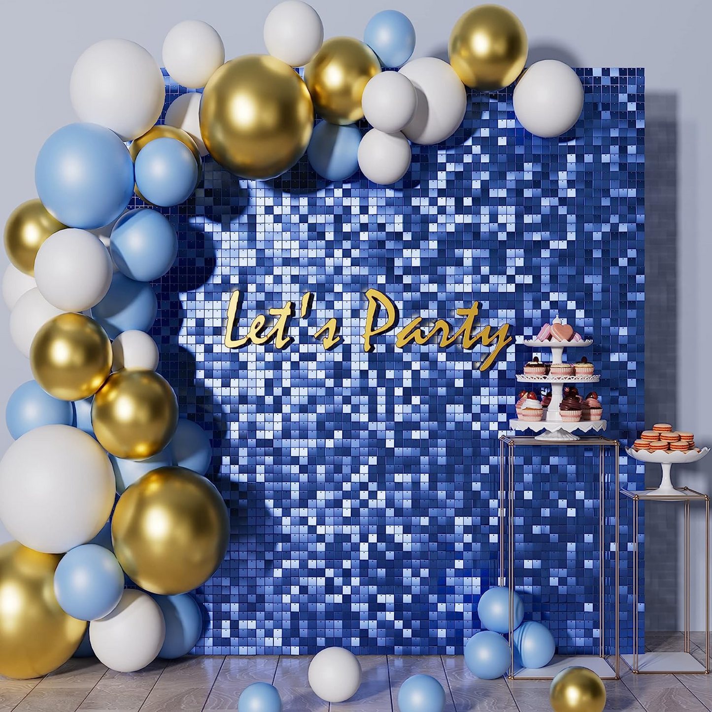 Local Rental Photo Backdrop Elegant Walls - 24Panels Only