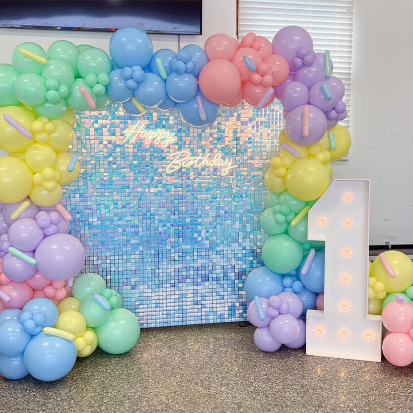 Local Rental Photo Backdrop Elegant Walls - 24Panels Only