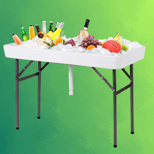 Rental -Chill-n-Fill Portable Ice Table –