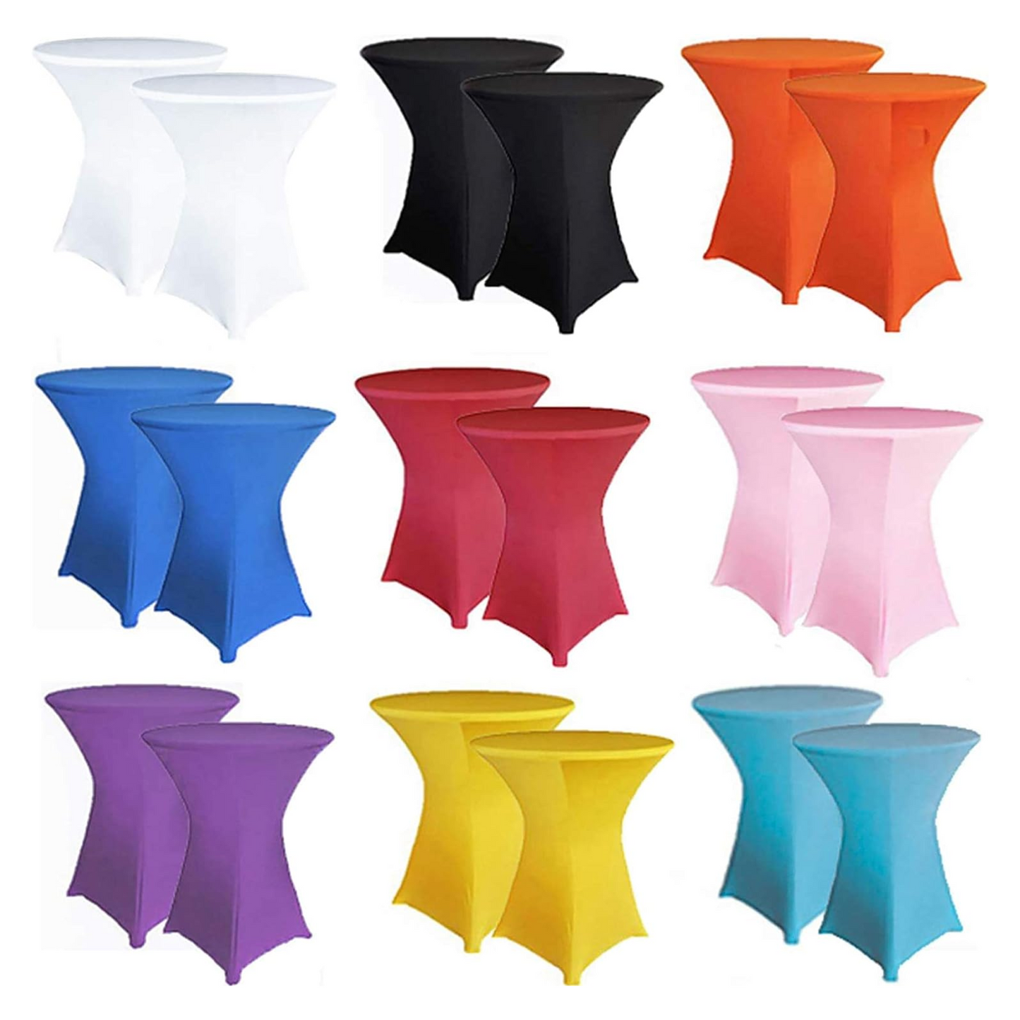 Rental - Stretchy Table Covers for High Cocktail Event Tables