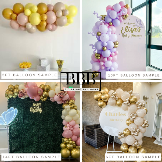 Emerald Green Gold Sage Premade Ready To Hang Balloon Garland Arch For Backdrops