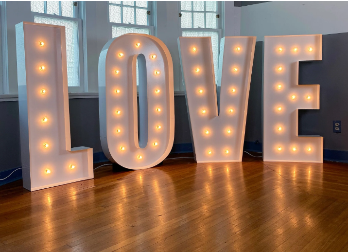 RENTAL Light Up Letters