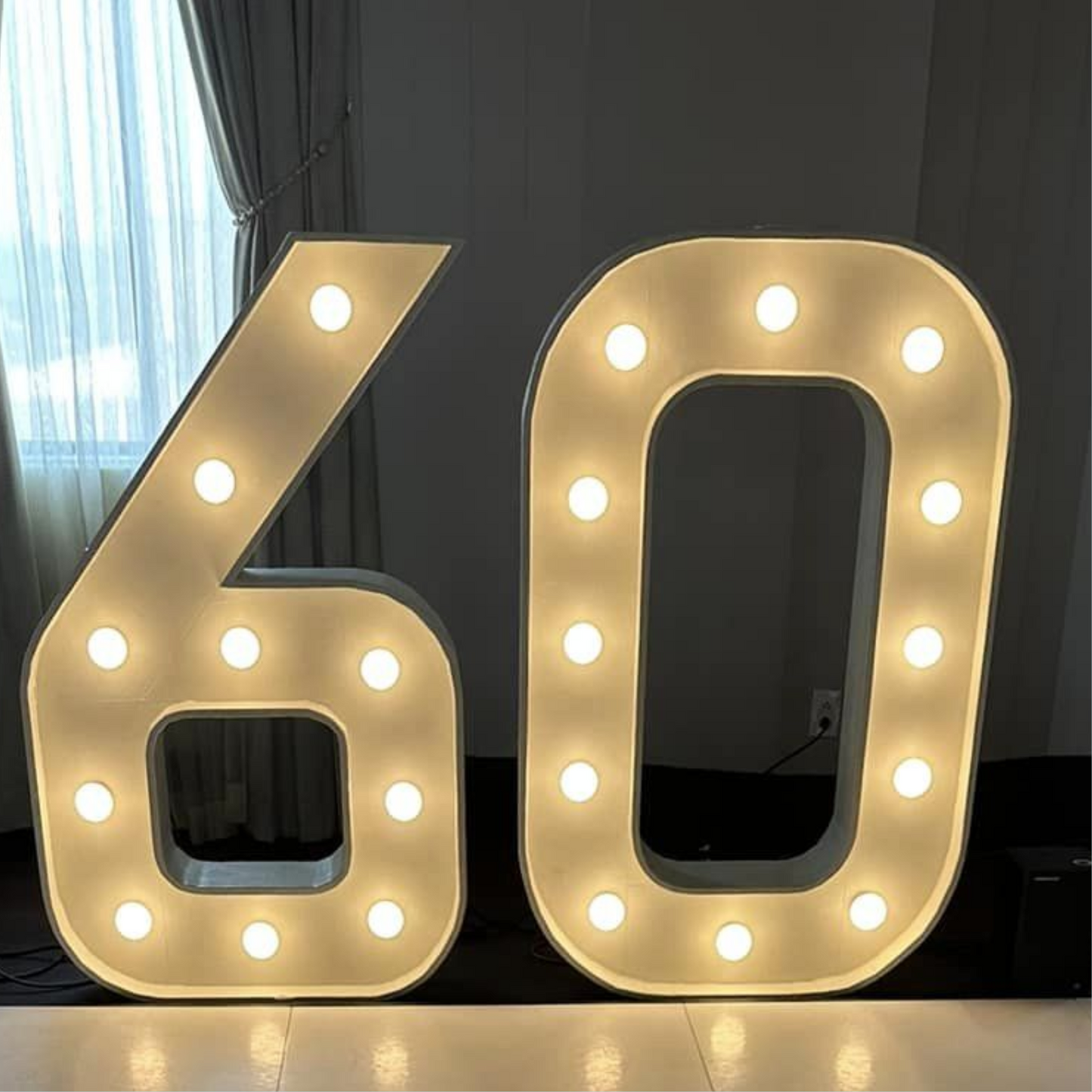 Party Rental Light Up Marquee Numbers