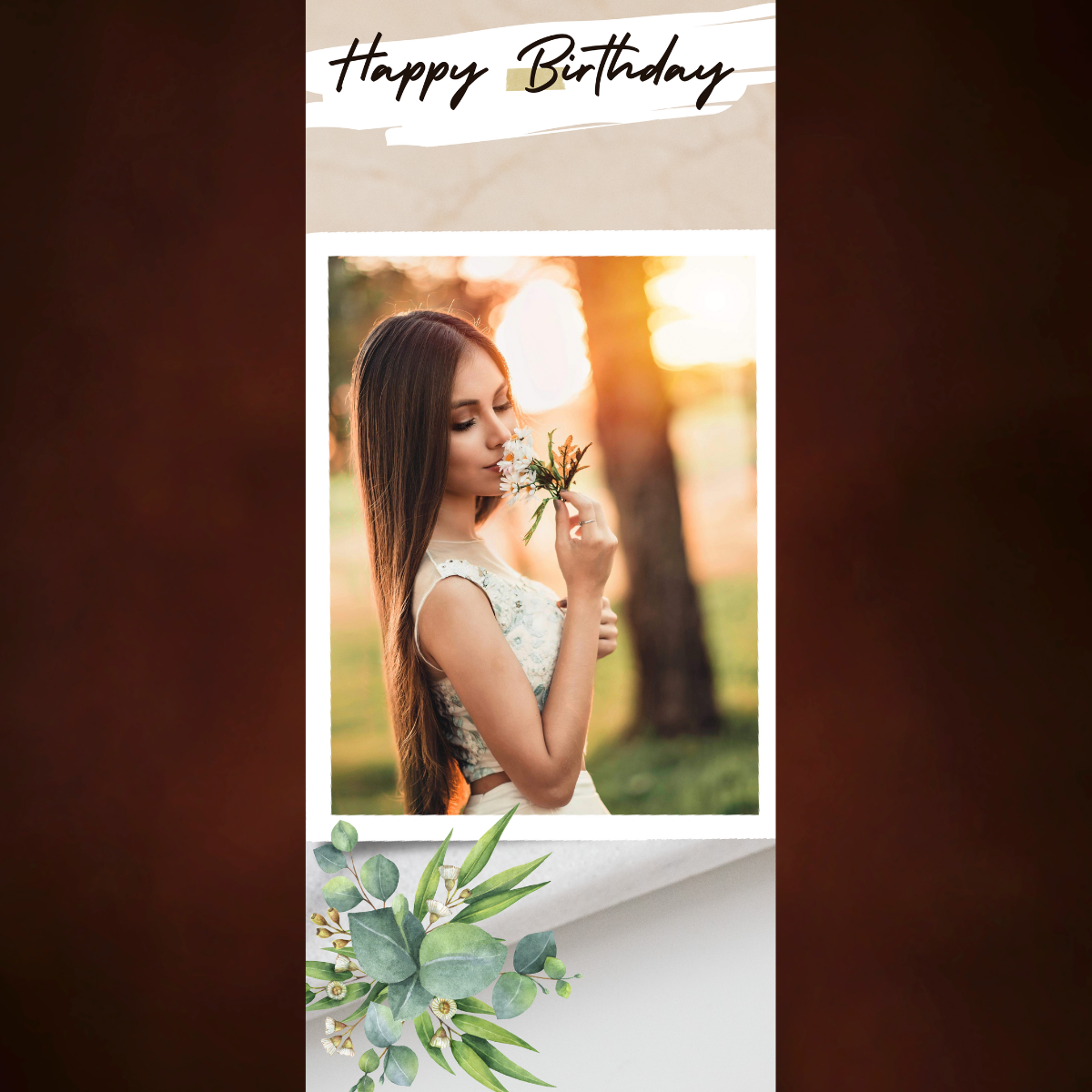 Large Custom Add Your Photo Poster 24 x 72inches Style 10035