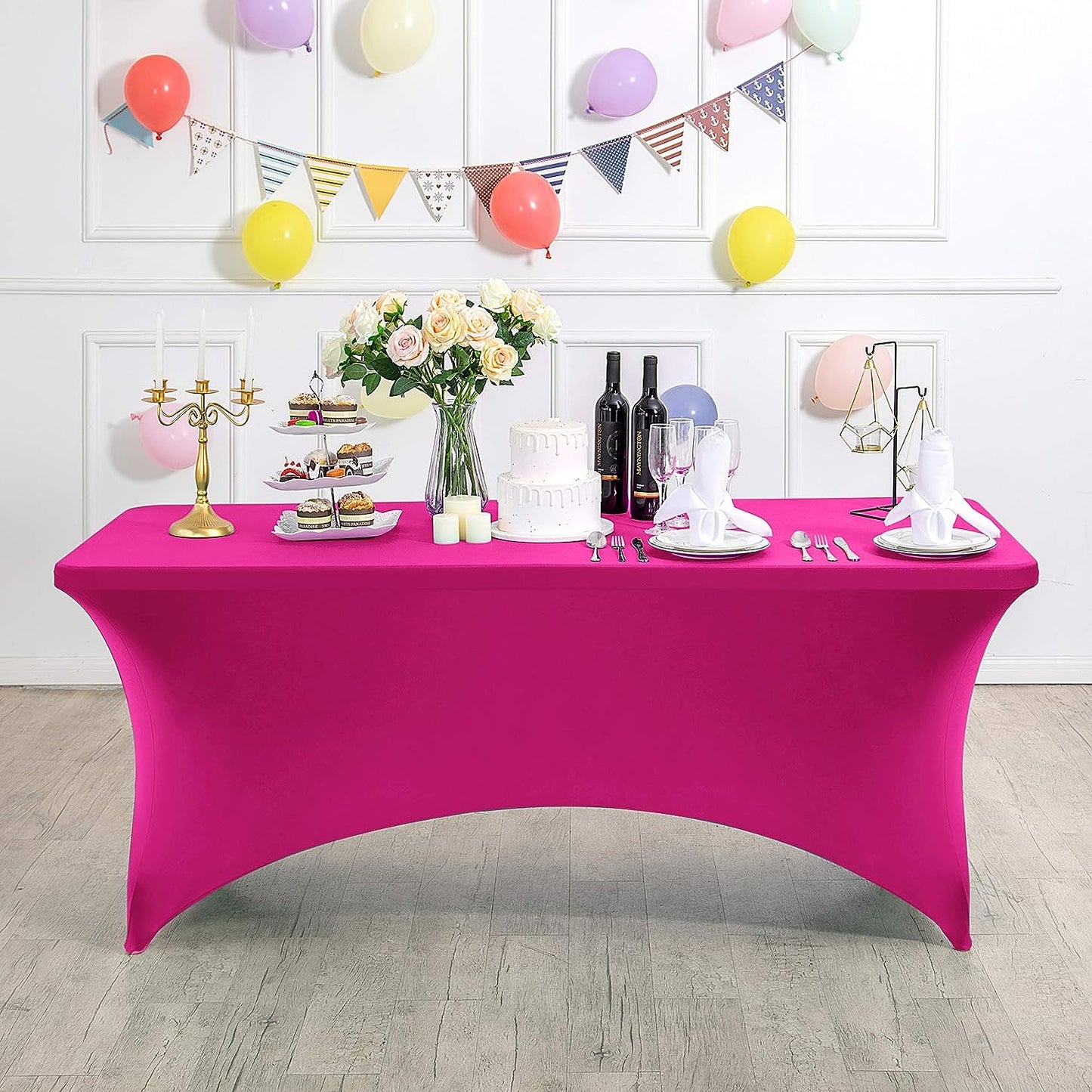 Local Rental Rectangular Stretchy Table Covers