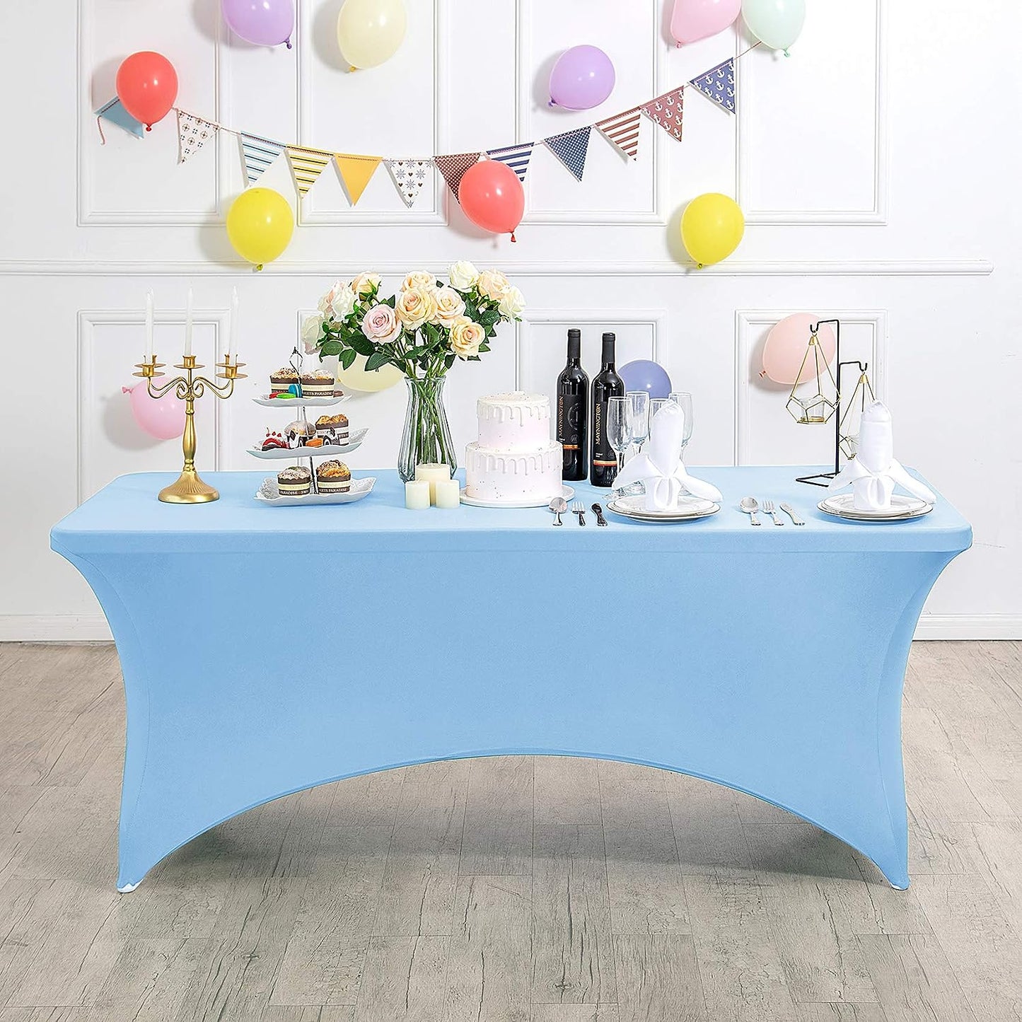 Local Rental Rectangular Stretchy Table Covers