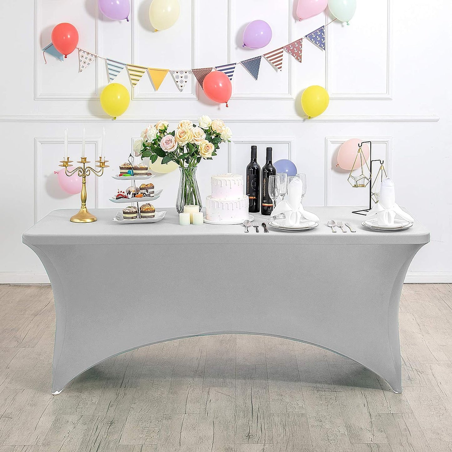 Local Rental Rectangular Stretchy Table Covers