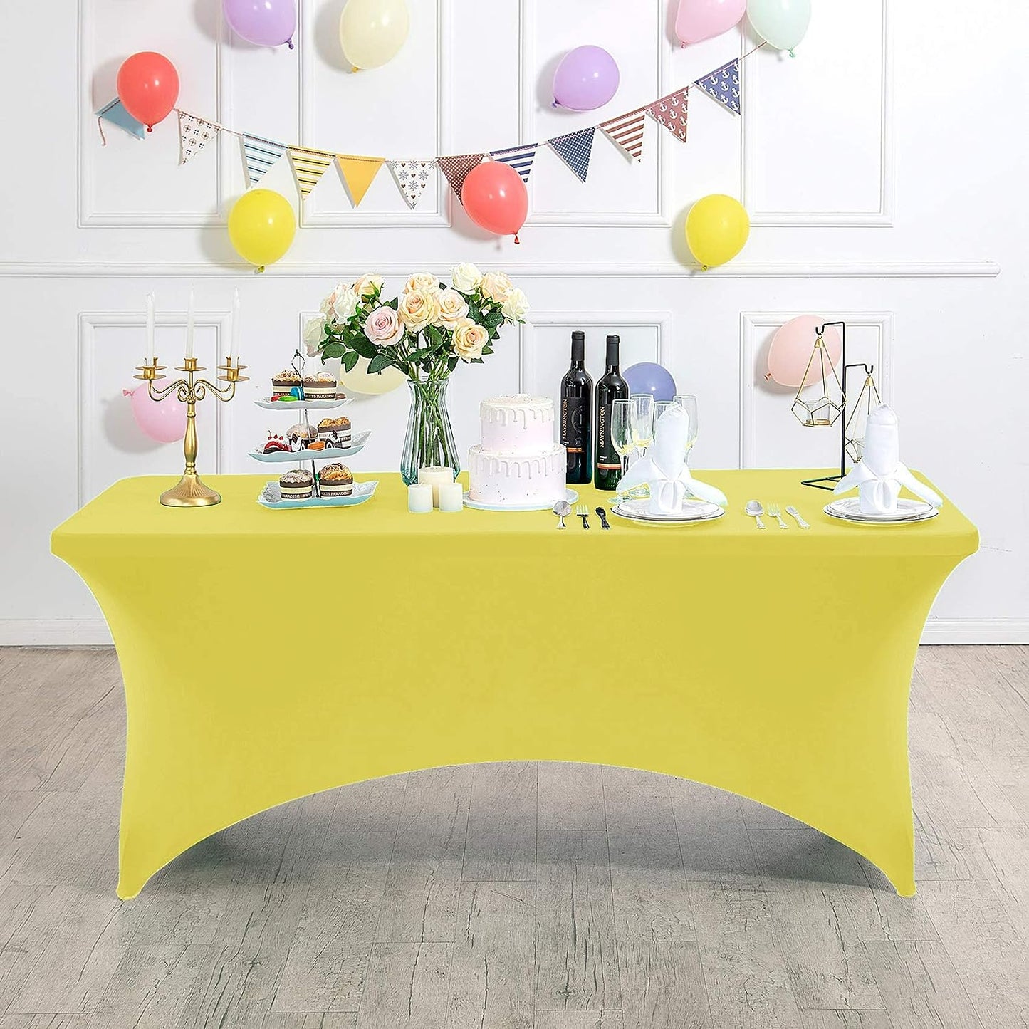 Local Rental Rectangular Stretchy Table Covers