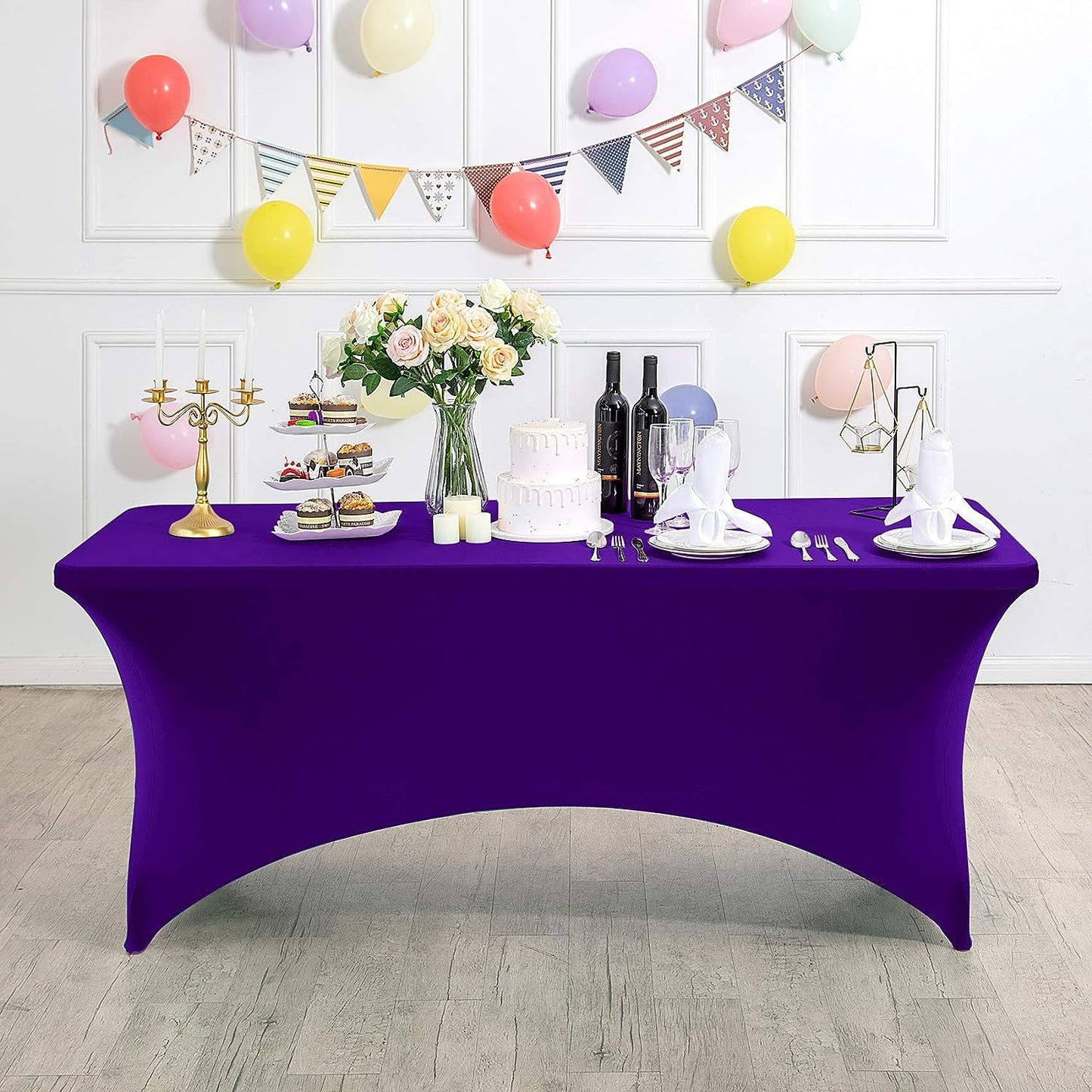 Local Rental Rectangular Stretchy Table Covers