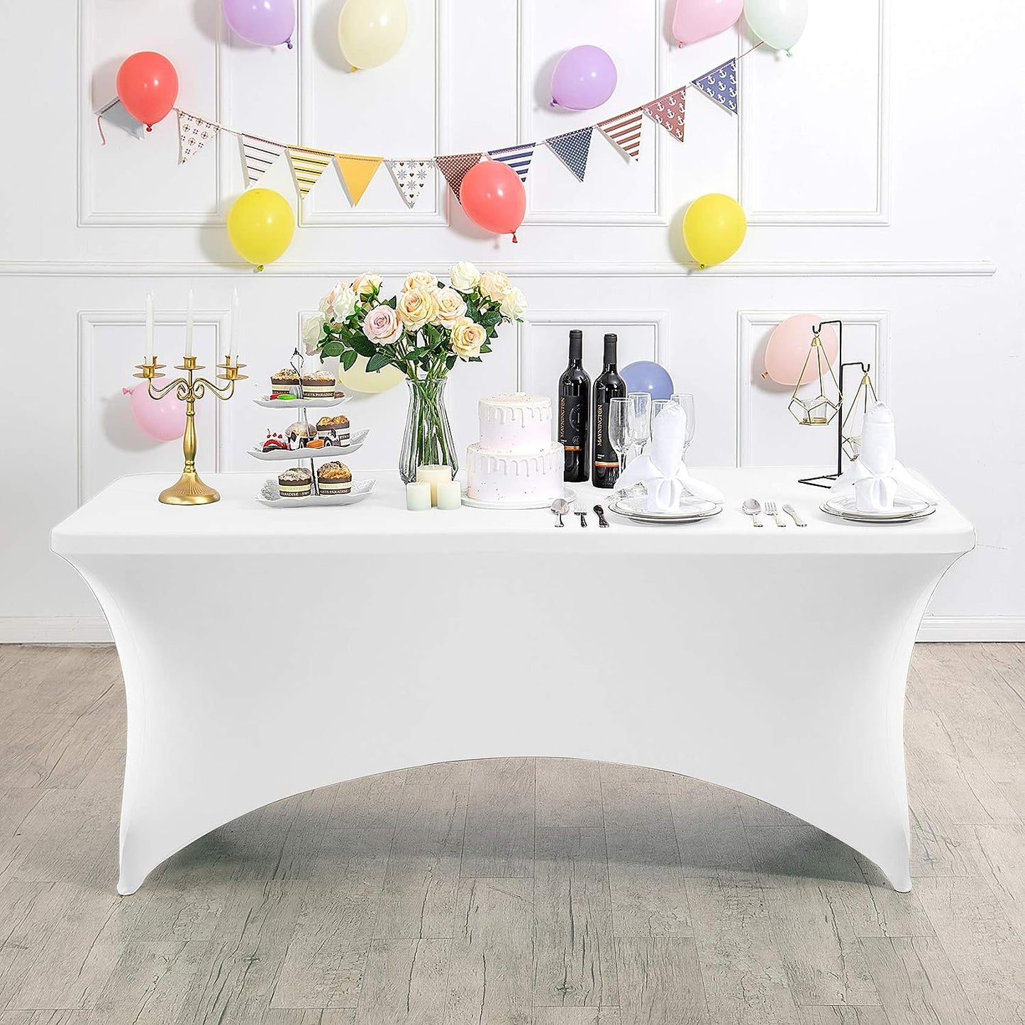 Local Rental Rectangular Stretchy Table Covers