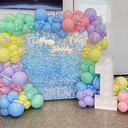 Local Rental Photo Backdrop Elegant Walls - 24Panels Only