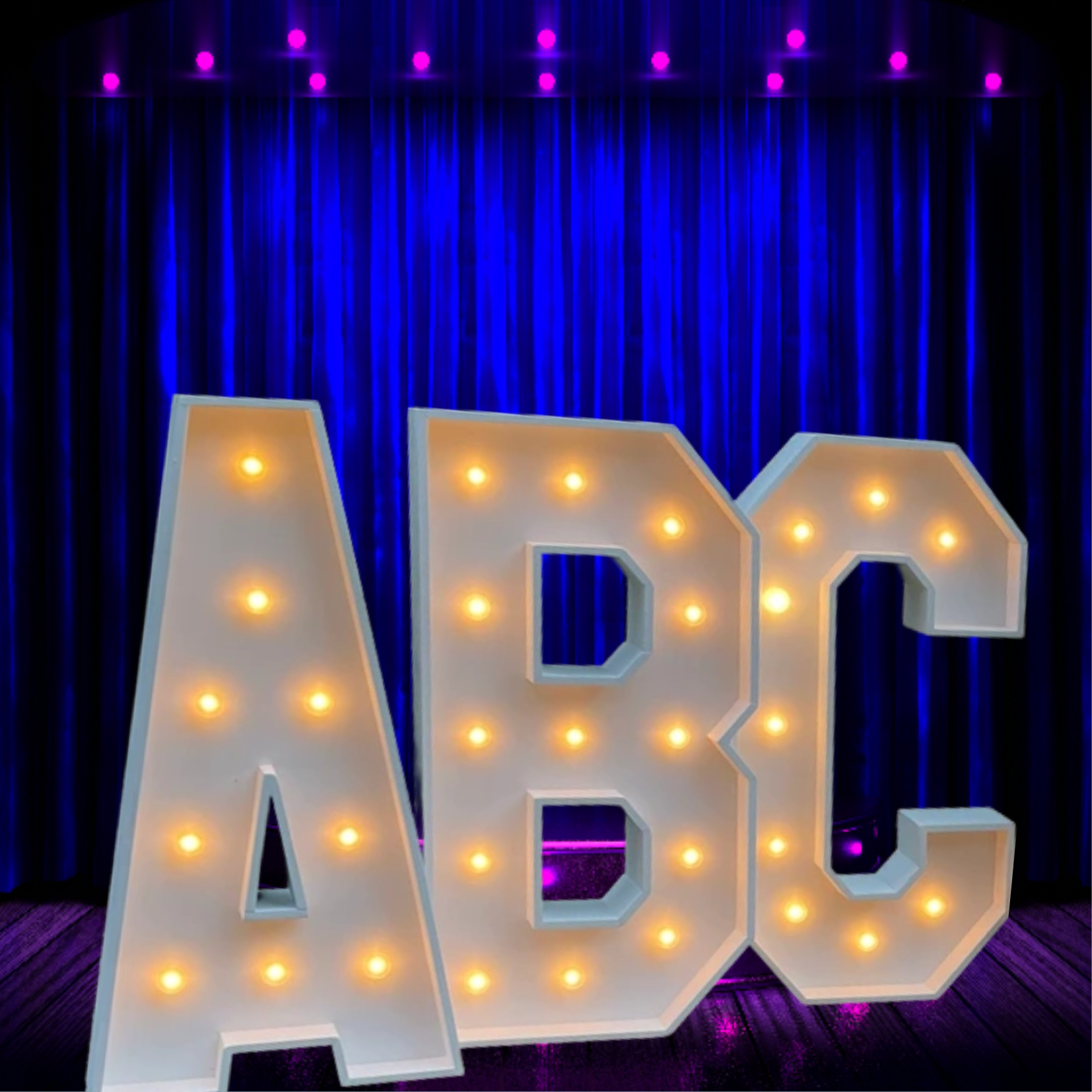 Birthday Party RENTAL Light Up Letters Large Marquee Letters for Rent ...