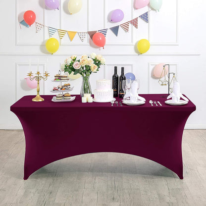 Local Rental Rectangular Stretchy Table Covers